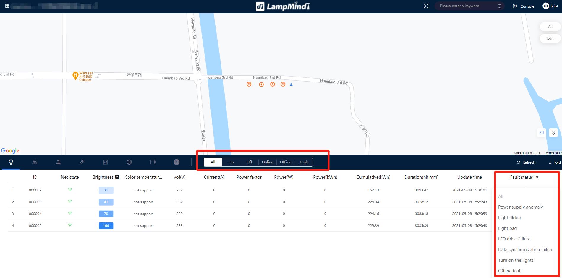 Street Lighting Control System Introduction Automatic Fault Report